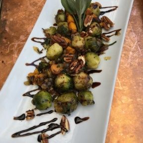 Gluten-free brussels sprouts from Little Next Door